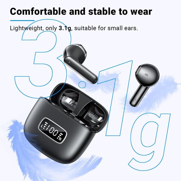 Godyse Wireless Earbuds, Bluetooth 5.3 Headphones in Ear - Picture 3 of 7